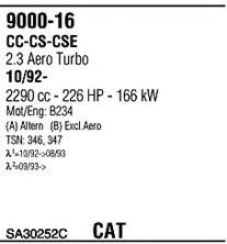 WALKER SA30252C Exhaust System